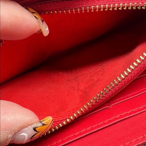 Christian Louboutin Panettone Studded Burgundy Wallet - Picture 10 of 15